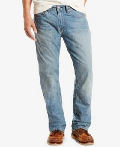 Shop Levi's Men's 559 Relaxed Straight Fit Stretch Jeans In Steely Blue