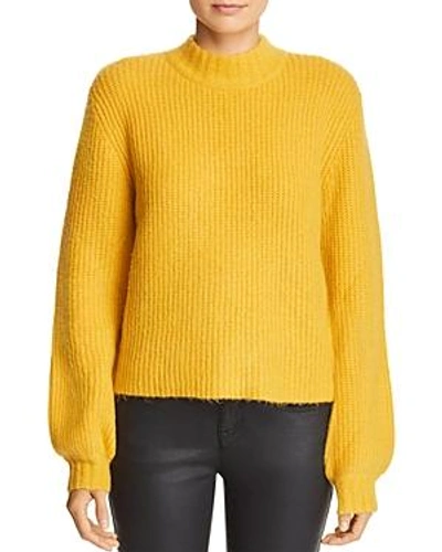 Shop John And Jenn Maxwell Mock-neck Sweater - 100% Exclusive In Mustard