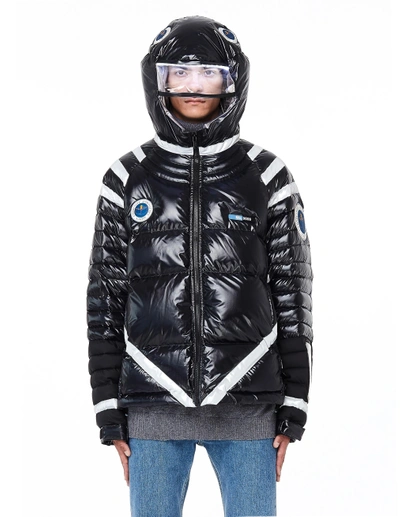 Shop Undercover Black Down Puffer Jacket