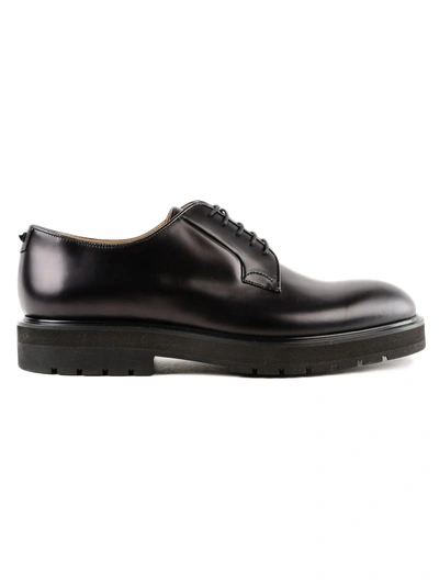 Shop Valentino Laced-up Derby Shoes In 0no Nero