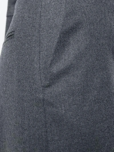 Shop Joseph Creased Wide-leg Trousers In Grey