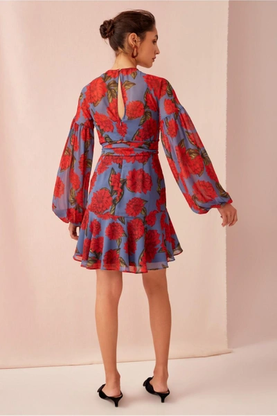 Shop Keepsake Find You Mini Dress In Moonlight Blue Dahlia