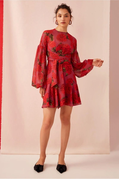 Shop Keepsake Find You Mini Dress In Raspberry Dahlia