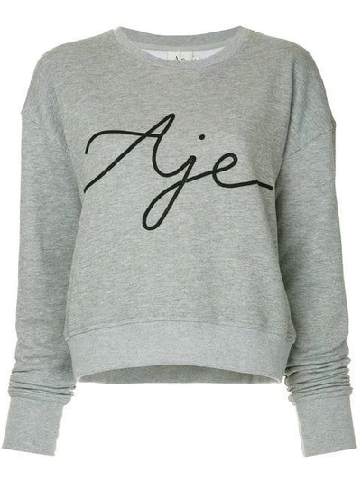 Shop Aje Romee Sweater In Grey