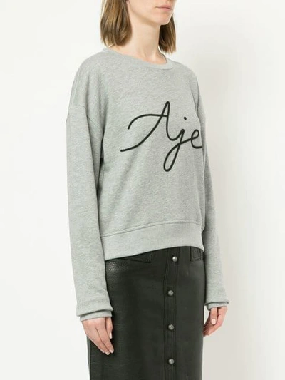 Shop Aje Romee Sweater In Grey