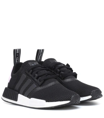 Shop Adidas Originals Nmd R1 Sneakers In Black