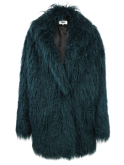 Shop Mm6 Maison Margiela Furred Coat In Green