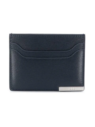 Shop Tod's Classic Shaped Cardholder - Blue