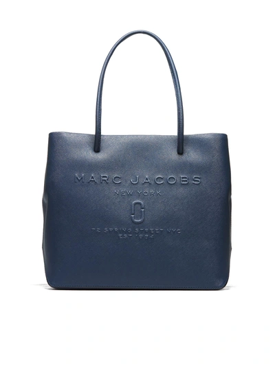 Shop Marc Jacobs East-west Tote In Blu