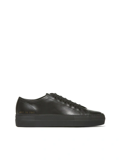 Shop Common Projects Tournament Platform Sneakers In Nero