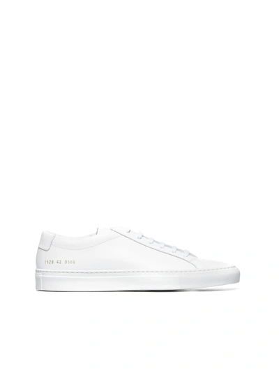 Shop Common Projects Achilles Low Sneakers In Bianco