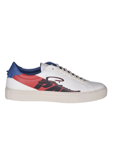 Shop Givenchy House Signature Sneakers In Blue/red/white