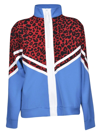 Shop N°21 Leopard Print Track Jacket In Multicolor