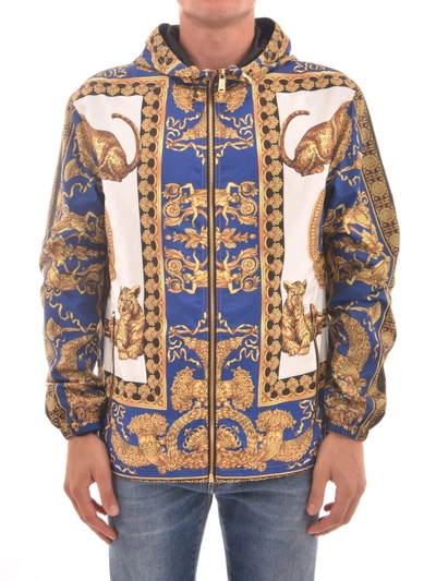 Shop Versace Signature Dea Jacket In Multicolor