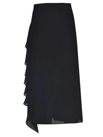 Shop N°21 Flared Skirt In Nero