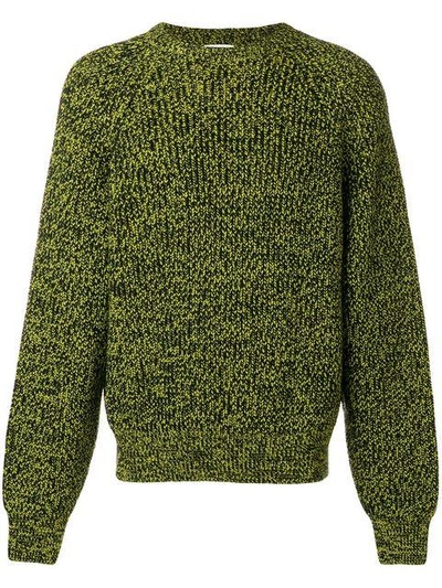 Shop Cmmn Swdn Toby Melange Sweater In Green