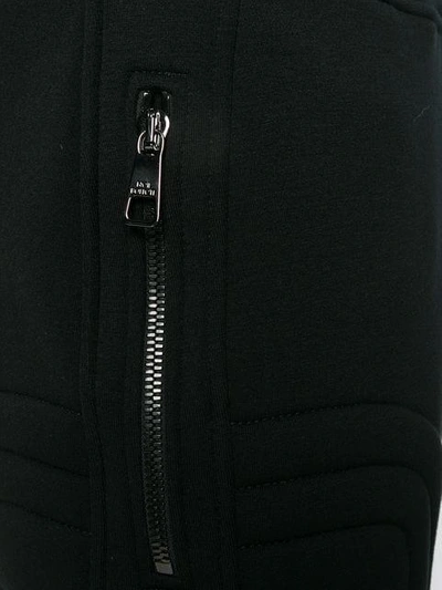 Shop Neil Barrett Stitch Detail Track Pants - Black