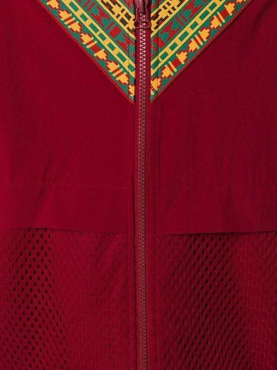 Shop Adidas Originals By Pharrell Williams Adidas By Pharrell Williams Zip Front Track Jacket - Red