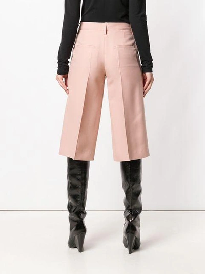 Shop Valentino Tailored Culottes - Pink