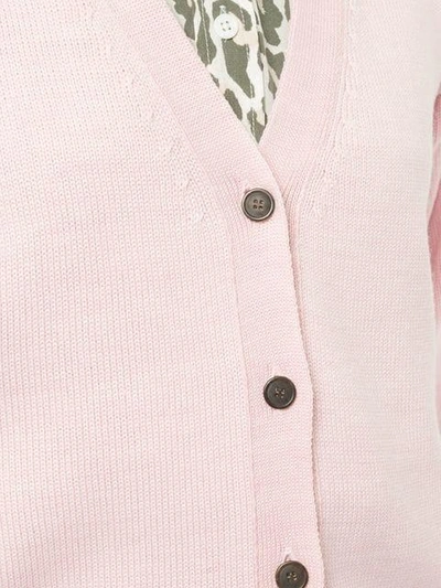 Shop We11 Done Classic Cardigan In Pink