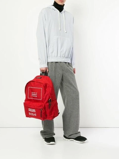 Shop Undercover Logic Memory Center Backpack In Red