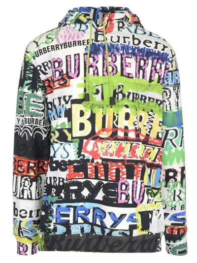 Graffiti Print Hoodie In Multi |