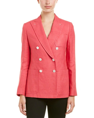 Shop Max Mara Adorni Silk & Wool In Pink