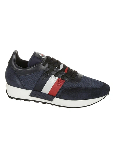 Shop Moncler New Horace Running Sneakers In Blue