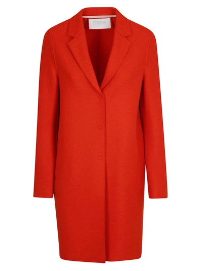 Shop Harris Wharf London Single Breasted Coat In Orange