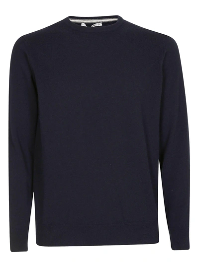 Shop Kangra Knitted Sweater In Blue