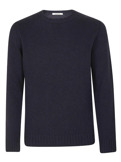 Shop Kangra Knitted Vintage Sweater In Blue