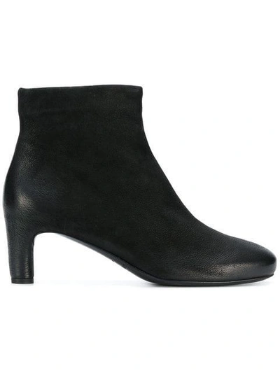 Shop Del Carlo Round Toe Ankle Boots - Black