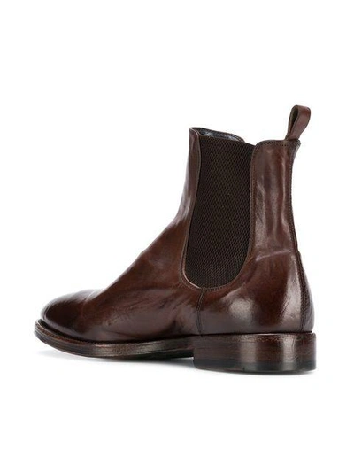 Shop Alberto Fasciani Chelsea Boots In Brown
