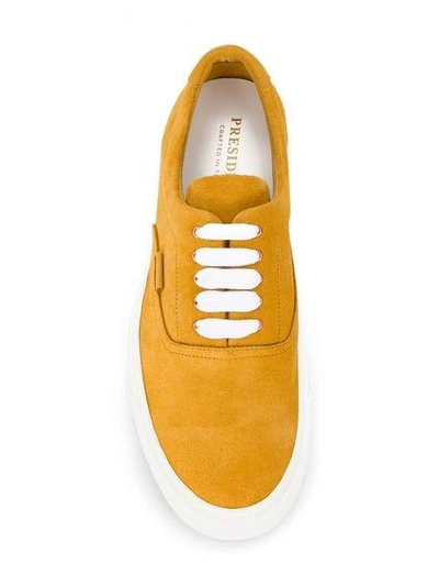 Shop President's Skate Pro Lace-up Sneakers - Orange