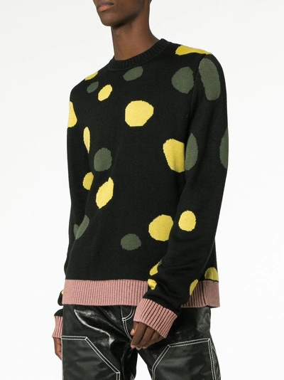 Shop Liam Hodges Dotted Blobby Sweater In Black