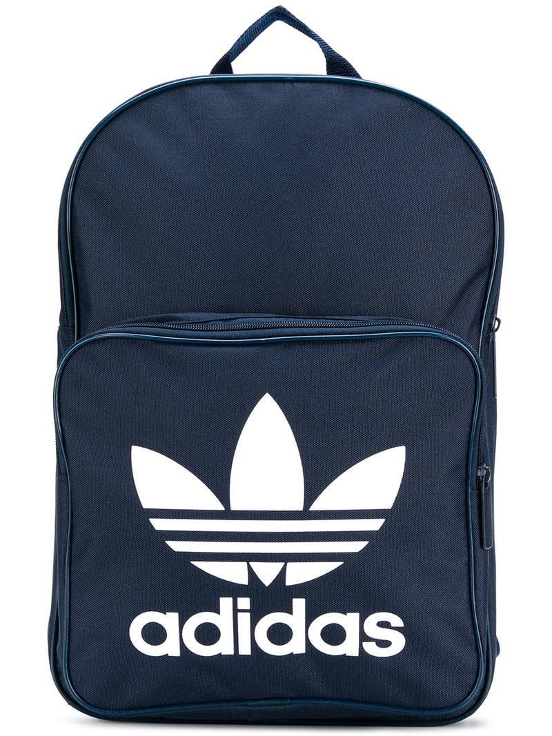 adidas trefoil backpack blue