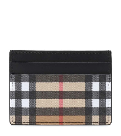 Shop Burberry Sandon Leather Card Holder