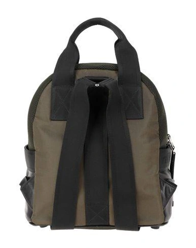 Shop Miu Miu Backpacks In Military Green