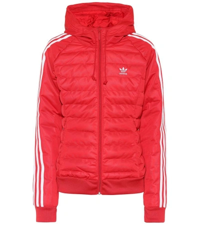 Adidas Originals Slim Technical Jacket In Red | ModeSens