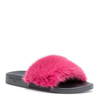 Shop Givenchy Fig Pink Mink Slide Sandal