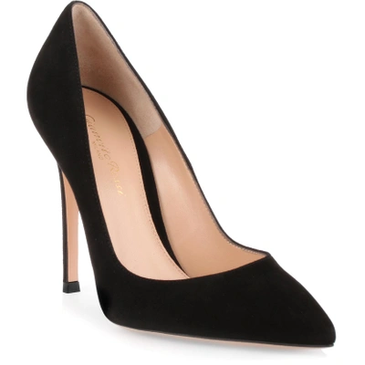 Shop Gianvito Rossi Gianvito 105 Black Suede Pump