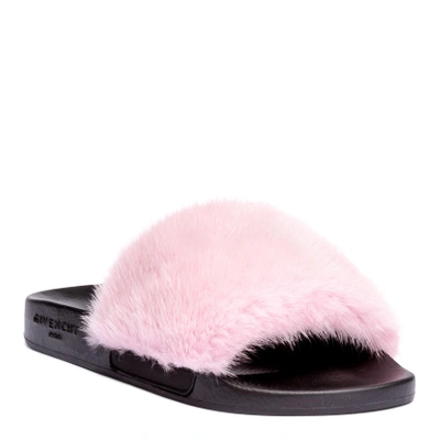 Shop Givenchy Pink Mink Slide Sandals