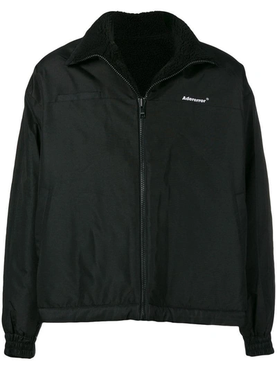 Shop Ader Error Oversize Reversible Jacket In Black