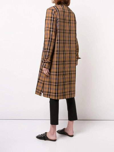 Shop Derek Lam 10 Crosby Long Coat - Yellow