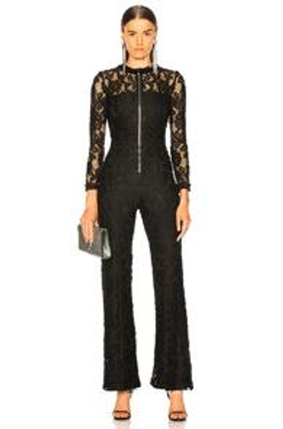 Shop Alexis Emaya Jumpsuit In Black Lace