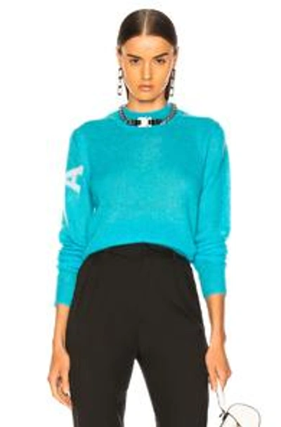 Shop Alyx 1017  9sm Judy Sweater In Blue In Turquoise
