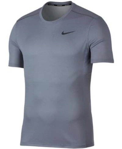 Shop Nike Men's Miler Dri-fit T-shirt In Ashen Slate