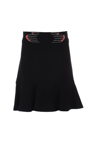 Shop Vivetta Skirt In Black