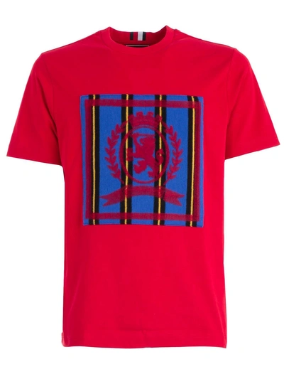 Tommy Hilfiger Crest T-shirt In Barbados Cherry | ModeSens