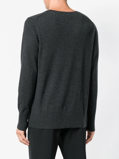 Shop Burberry Cashmere Sweater - Grey